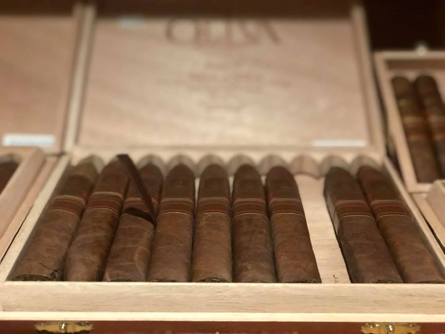 Inside the OSI Tobacco lounge